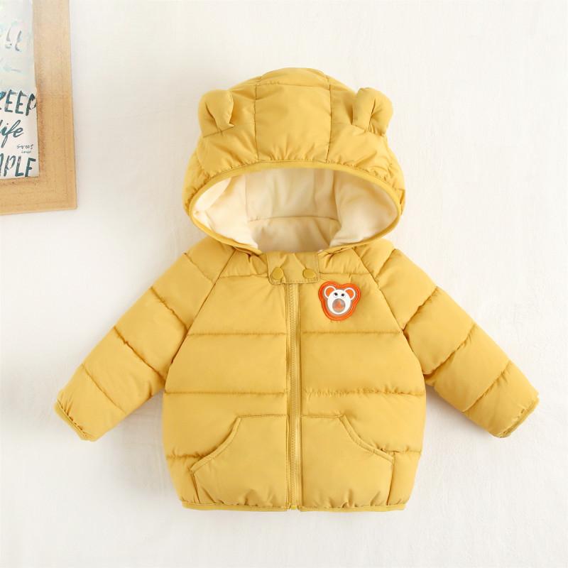Зимовий оксамитовий потовщений дитячий бавовняний пуховик Дитяче пальто бавовняне пальто 120 жовтий
Зимовий оксамитовий потовщений дитячий бавовняний пуховик Дитяче пальто бавовняне пальто 120 жовтий