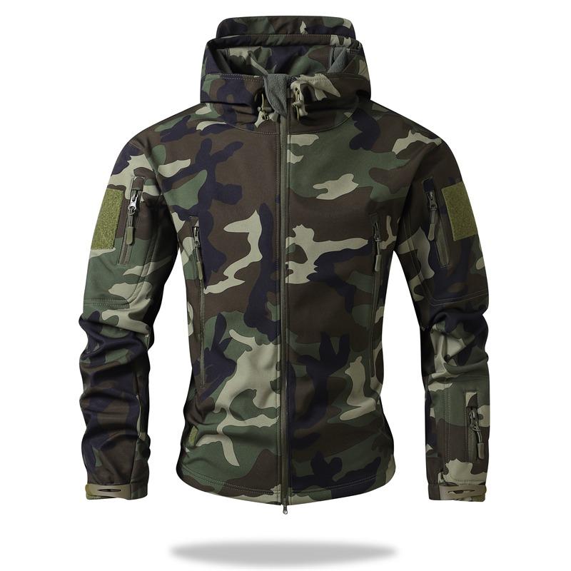 Men s Camouflage Tactical Hooded Jacket Outdoor Windproof Casual Functional Coat XL армія зелений колір
Men s Camouflage Tactical Hooded Jacket Outdoor Windproof Casual Functional Coat XL армія зелений колір