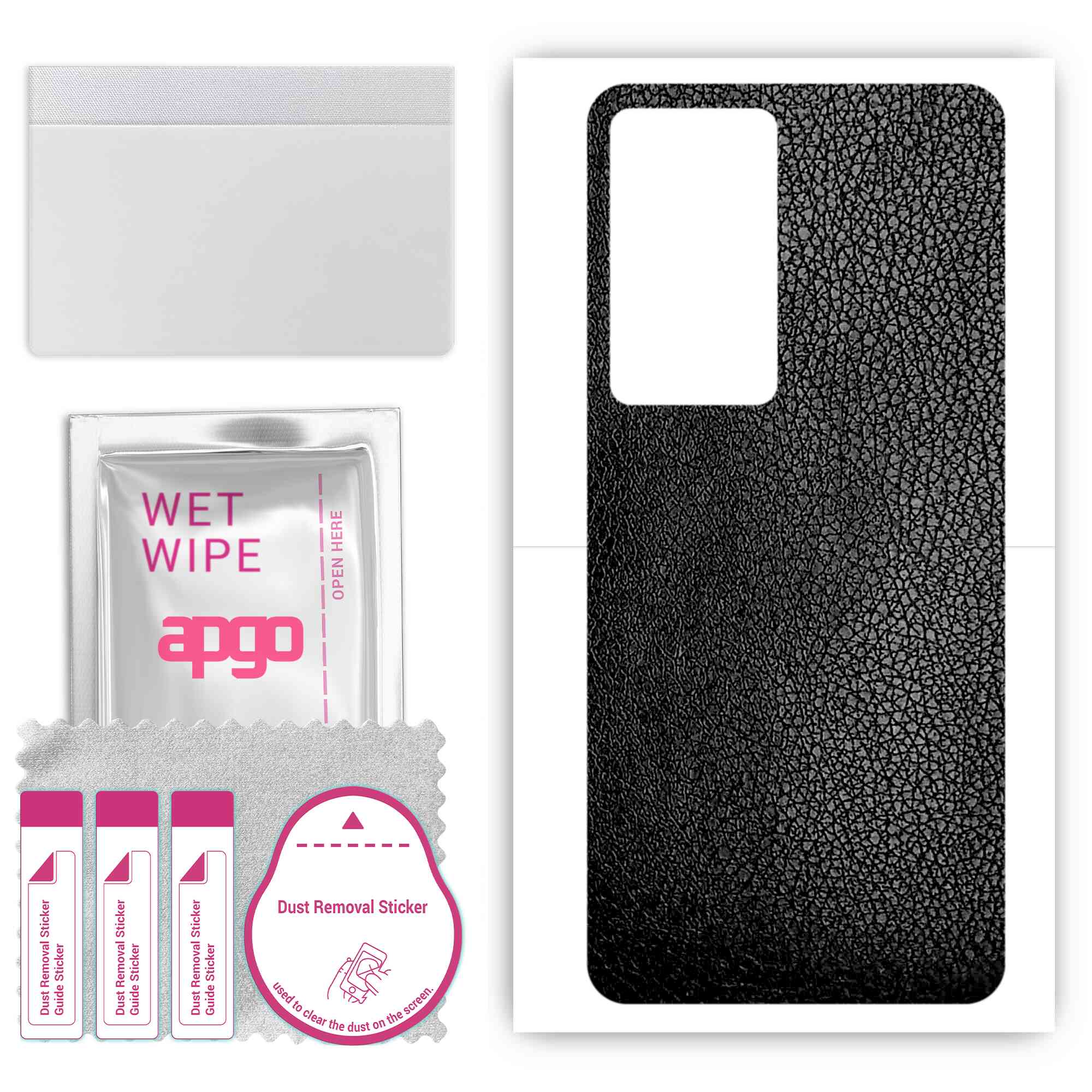apgo Protective Skin Sticker for the back compatible with Xiaomi Redmi K50 Pro, Wrap Film, Foil, Vinyl - Pattern Black Leather
apgo Protective Skin Sticker for the back compatible with Xiaomi Redmi K50 Pro, Wrap Film, Foil, Vinyl - Pattern Black Leather