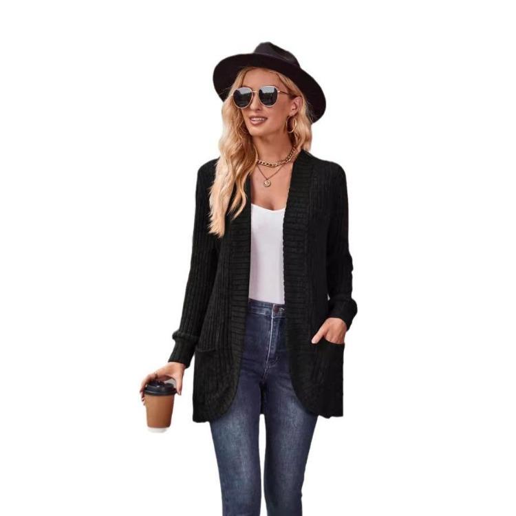 Women Autumn Winter Warm Solid Color Striped Jacket Casual Long Sleeve Cardigan Coat Fashion Outerwear XXL чорний
Women Autumn Winter Warm Solid Color Striped Jacket Casual Long Sleeve Cardigan Coat Fashion Outerwear XXL чорний