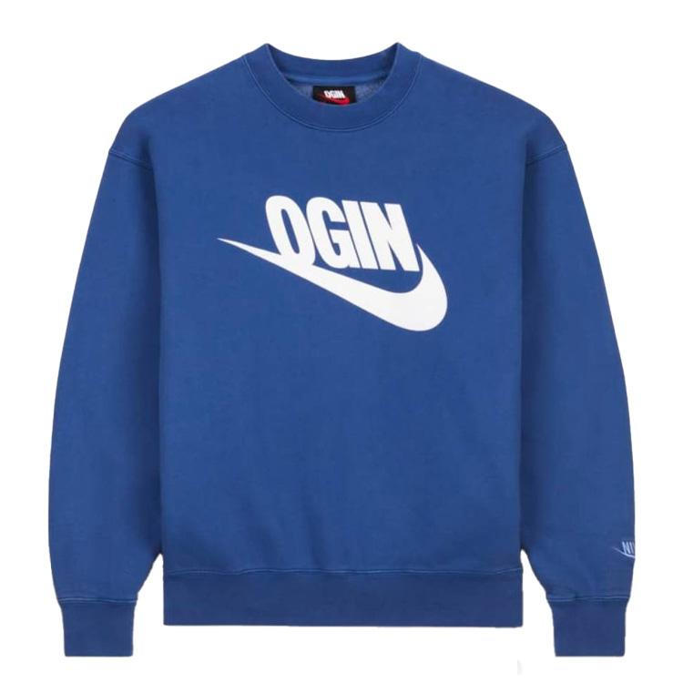 Nike X Nigo Collaboration FW24 Crew Neck Pullover Comfortable Long Sleeve Sweatshirt Men sweatshirt Blue FV5942-492 L
Nike X Nigo Collaboration FW24 Crew Neck Pullover Comfortable Long Sleeve Sweatshirt Men sweatshirt Blue FV5942-492 L