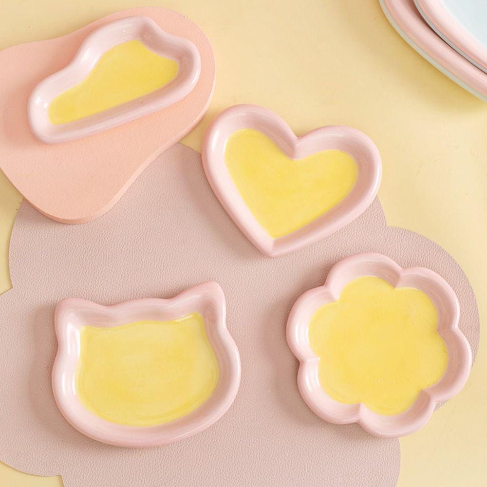 Multiple Shape Ceramic Cat Bowl No Spill Dog Food Basin Feeding Supplies Pet Dishes Cat Food blue-M-flower
Multiple Shape Ceramic Cat Bowl No Spill Dog Food Basin Feeding Supplies Pet Dishes Cat Food blue-M-flower