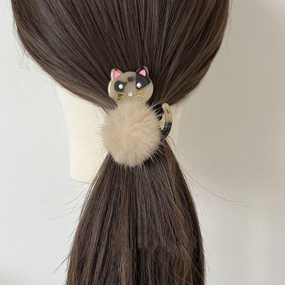 Ponytail Holder Plush Hair Tie Animal Elastic Hair Band Cute Acetic Acid Cat Hair Rope Children
Ponytail Holder Plush Hair Tie Animal Elastic Hair Band Cute Acetic Acid Cat Hair Rope Children