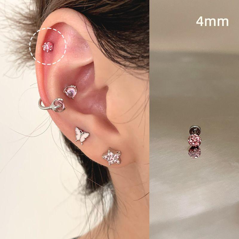 Dream Core Fantasy | Ringring Store Is Extremely Beautiful Ear Bone Stud Ears Ear Bone Pin Ear-Caring Medical Titanium Steel Ear Studs Flats 4mm Pink Diamond Ball 1
Dream Core Fantasy | Ringring Store Is Extremely Beautiful Ear Bone Stud Ears Ear Bone Pin Ear-Caring Medical Titanium Steel Ear Studs Flats 4mm Pink Diamond Ball 1