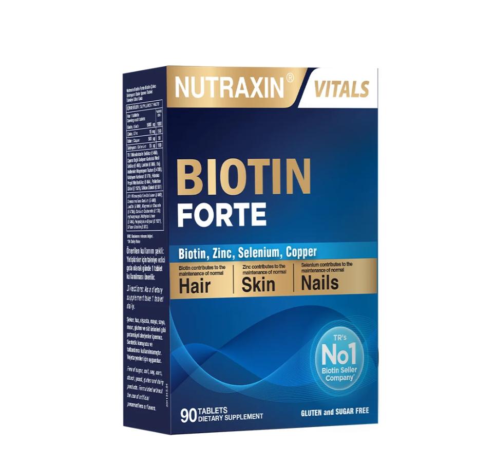 Nutraxin Biotin Forte 90 Tablets
Nutraxin Biotin Forte 90 Tablets