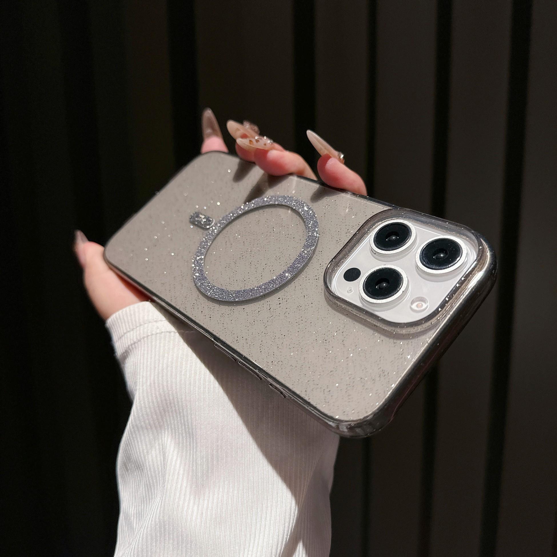 Transparent glitter magnetic soft case For iPhone 11/12/13/14/15/16/17ProMax Shine powder Magsafe magnetic attachment iPhone11
Transparent glitter magnetic soft case For iPhone 11/12/13/14/15/16/17ProMax Shine powder Magsafe magnetic attachment iPhone11