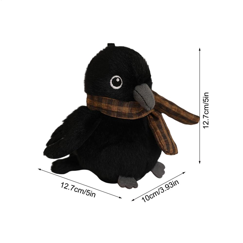 Stuffed Raven Animal Figurine with Scarf Cute Crow Figurine for Birthday Toddler Room Home Girls Kids Boys чорний
Stuffed Raven Animal Figurine with Scarf Cute Crow Figurine for Birthday Toddler Room Home Girls Kids Boys чорний