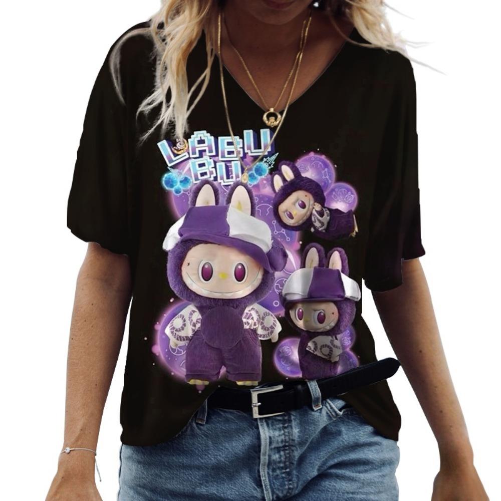 Хлопковая футболка с коротким рукавом Labubu, Лето 2025, С рукавом до локтя, Стиль Инс, Повседневная уличная одежда на каждый день, Повседневная женская футболка с коротким рукавом XXL
Хлопковая футболка с коротким рукавом Labubu, Лето 2025, С рукавом до локтя, Стиль Инс, Повседневная уличная одежда на каждый день, Повседневная женская футболка с коротким рукавом XXL