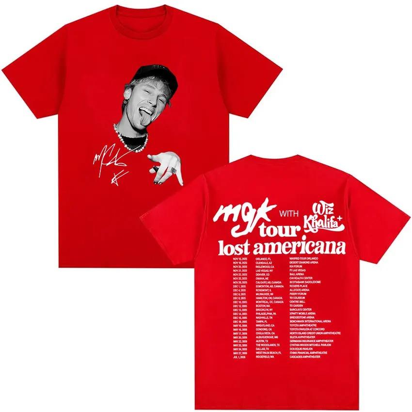 Rapper Machine Gun Kelly MGK Lost Americana 2026 Tour TShirt Mens HipHop Punk Fashion Cotton Short Sleeve TShirt Streetwear S
Rapper Machine Gun Kelly MGK Lost Americana 2026 Tour TShirt Mens HipHop Punk Fashion Cotton Short Sleeve TShirt Streetwear S