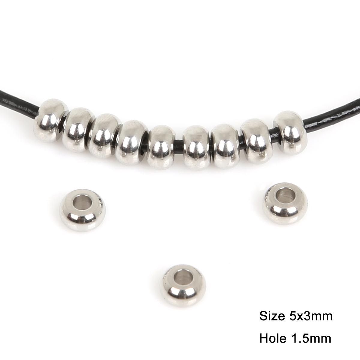 10/20 шт. Плоскі круглі намистини-роздільники з нержавіючої сталі для фурнітури для виготовлення ювелірних виробів своїми руками 5x3.0mm 20pcs
10/20 шт. Плоскі круглі намистини-роздільники з нержавіючої сталі для фурнітури для виготовлення ювелірних виробів своїми руками 5x3.0mm 20pcs