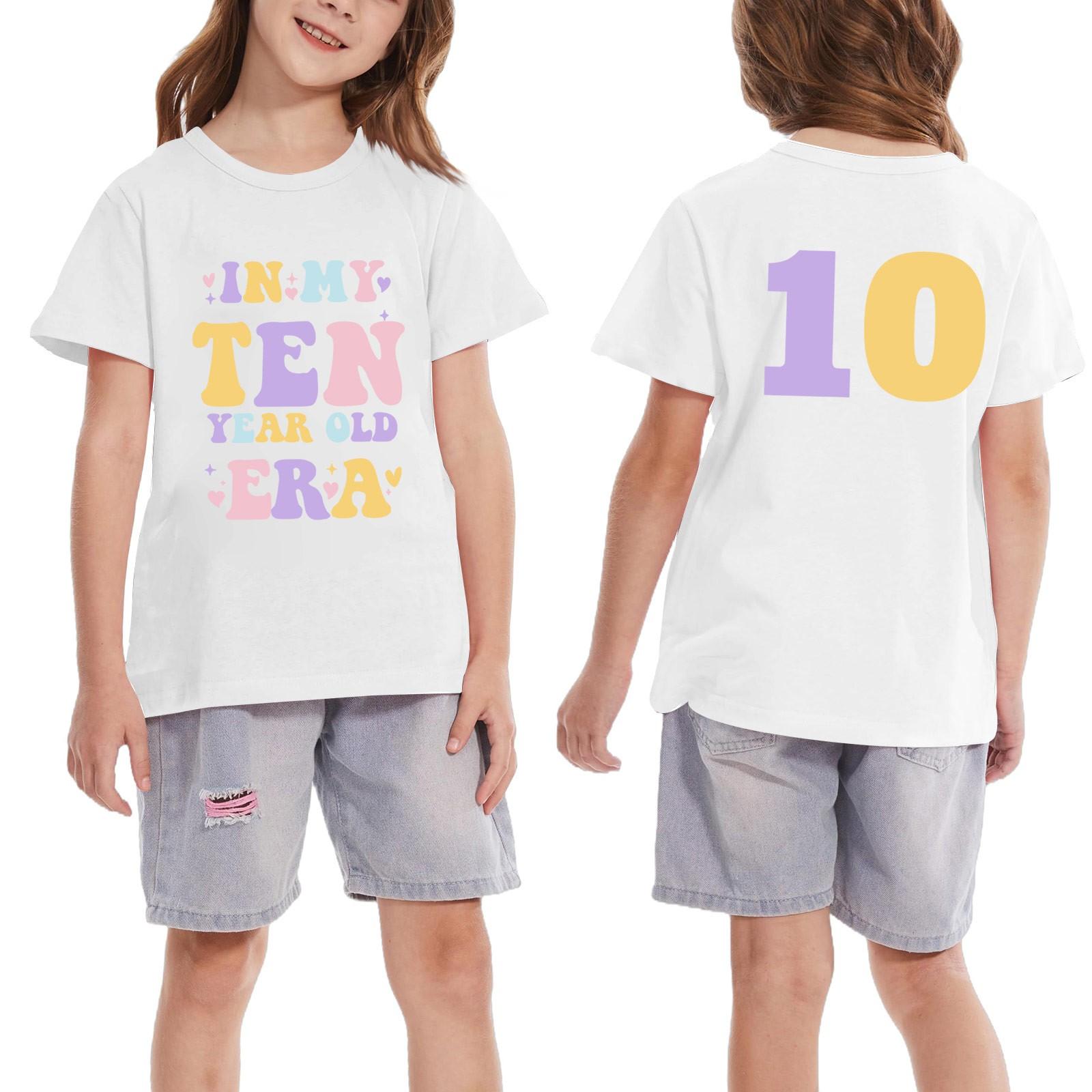 Рубашка для малышей, девочек и мальчиков, футболки на день рождения, детские рубашки 10 лет 110 белый
Рубашка для малышей, девочек и мальчиков, футболки на день рождения, детские рубашки 10 лет 110 белый