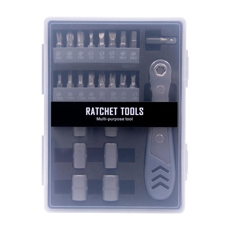24 in 1 Magnetic Ratcheting Screwdriver Set Ergonomic Handle Durability Alloy Steel Head For Home Automotive Maintenance 1
24 in 1 Magnetic Ratcheting Screwdriver Set Ergonomic Handle Durability Alloy Steel Head For Home Automotive Maintenance 1