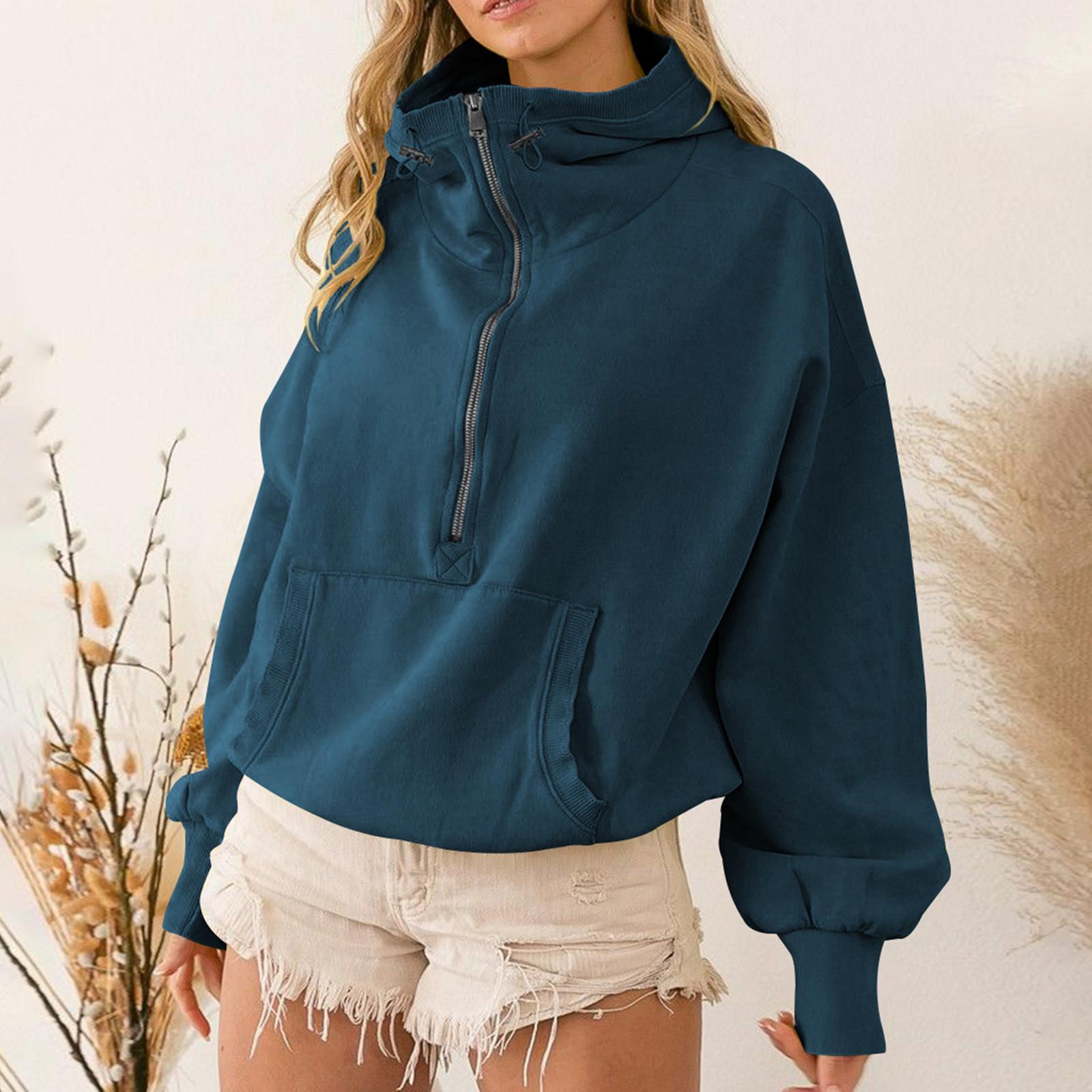 Женская негабаритная толстовка с длинным рукавом, повседневная свободная рубашка на пуговицах с V-образным вырезом, туника, топы, рубашки S синий
Женская негабаритная толстовка с длинным рукавом, повседневная свободная рубашка на пуговицах с V-образным вырезом, туника, топы, рубашки S синий