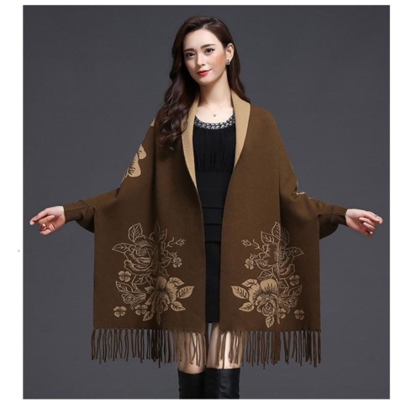 Женская многофункциональная теплая вязаная шаль в стиле ретро с утолщенным темпераментным узором кофейный
Женская многофункциональная теплая вязаная шаль в стиле ретро с утолщенным темпераментным узором кофейный