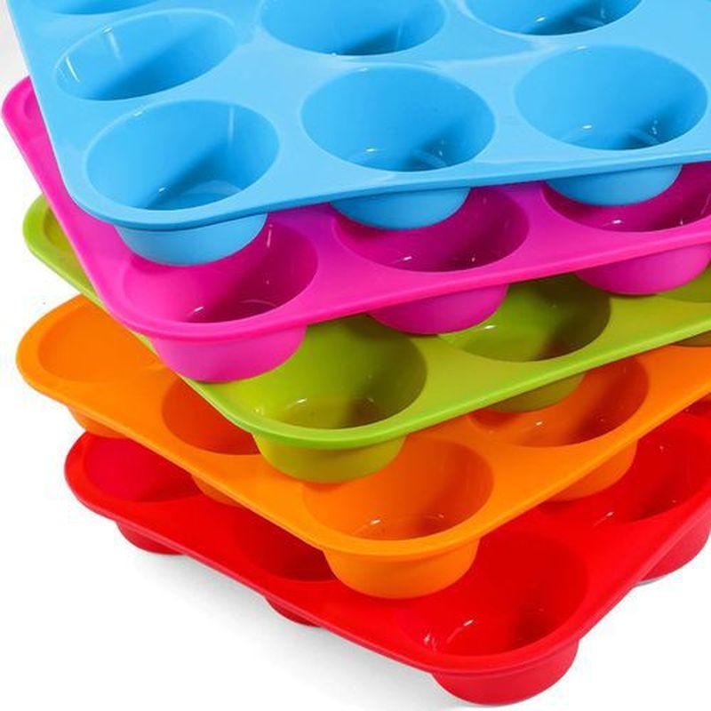 12 Hole Non-stick Cake Pudding Mold Baking Tool Mini Muffin Silicone Round Mold DIY Cupcake Cookie Fudge Baking Pan
12 Hole Non-stick Cake Pudding Mold Baking Tool Mini Muffin Silicone Round Mold DIY Cupcake Cookie Fudge Baking Pan