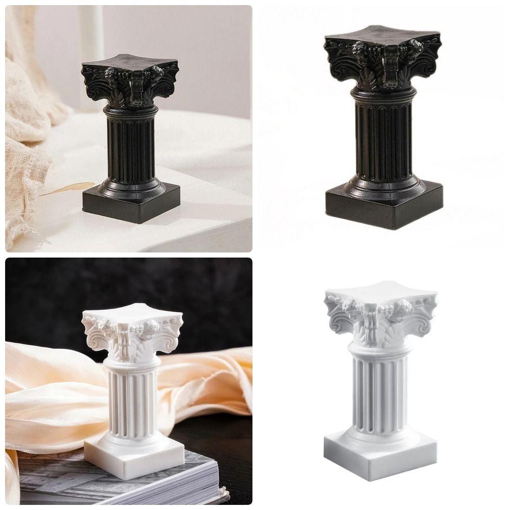 1Pcs Figurine Sculpture Roman Pillar Indoor Home Dinning Room Candlestick Stand Statue Pedestal black
1Pcs Figurine Sculpture Roman Pillar Indoor Home Dinning Room Candlestick Stand Statue Pedestal black