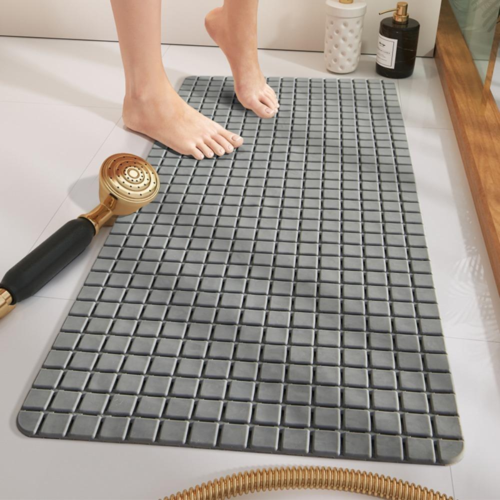 Double Anti-Slip PVC Rubber Mat Hollow Design Anti-Slip Bath Mat Drainable Floor Mat for Tub Floor сірий
Double Anti-Slip PVC Rubber Mat Hollow Design Anti-Slip Bath Mat Drainable Floor Mat for Tub Floor сірий