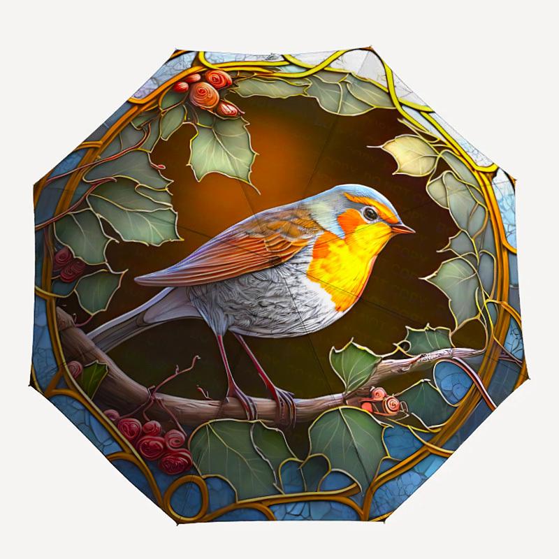 1PC Stained Bird Artwork Automatic Open/close, All-Season Portable Folding Umbrella for Women & Men yy250919182
1PC Stained Bird Artwork Automatic Open/close, All-Season Portable Folding Umbrella for Women & Men yy250919182