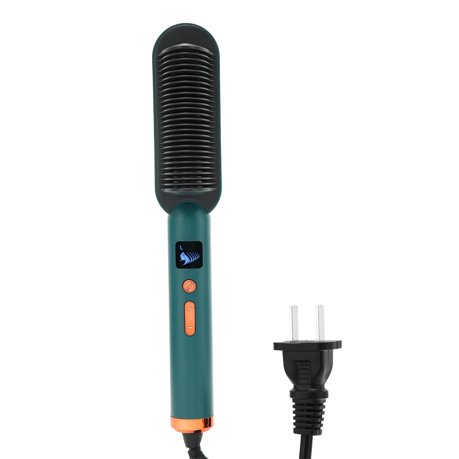 Negative Ion Electric Hair Comb Brush Dual Purpose Hair Straightener Curler Styling Tool GreenCN
Negative Ion Electric Hair Comb Brush Dual Purpose Hair Straightener Curler Styling Tool GreenCN