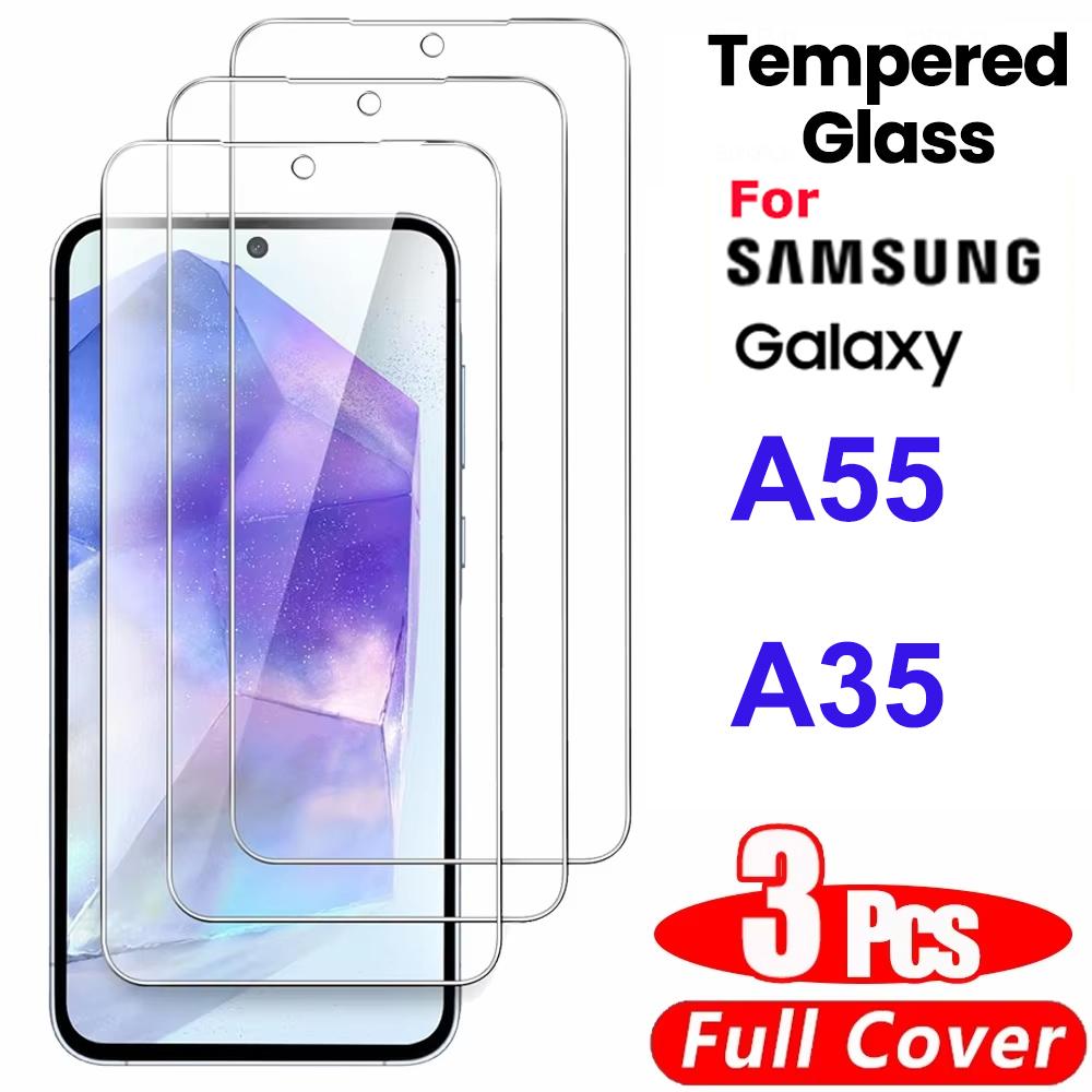 3pcs Full Cover Tempered Glass For Samsung Galaxy A55 5G A35 5G HD Clear Glass Full Screen Protector 9H Hardness Glass Film Galaxy A35
3pcs Full Cover Tempered Glass For Samsung Galaxy A55 5G A35 5G HD Clear Glass Full Screen Protector 9H Hardness Glass Film Galaxy A35