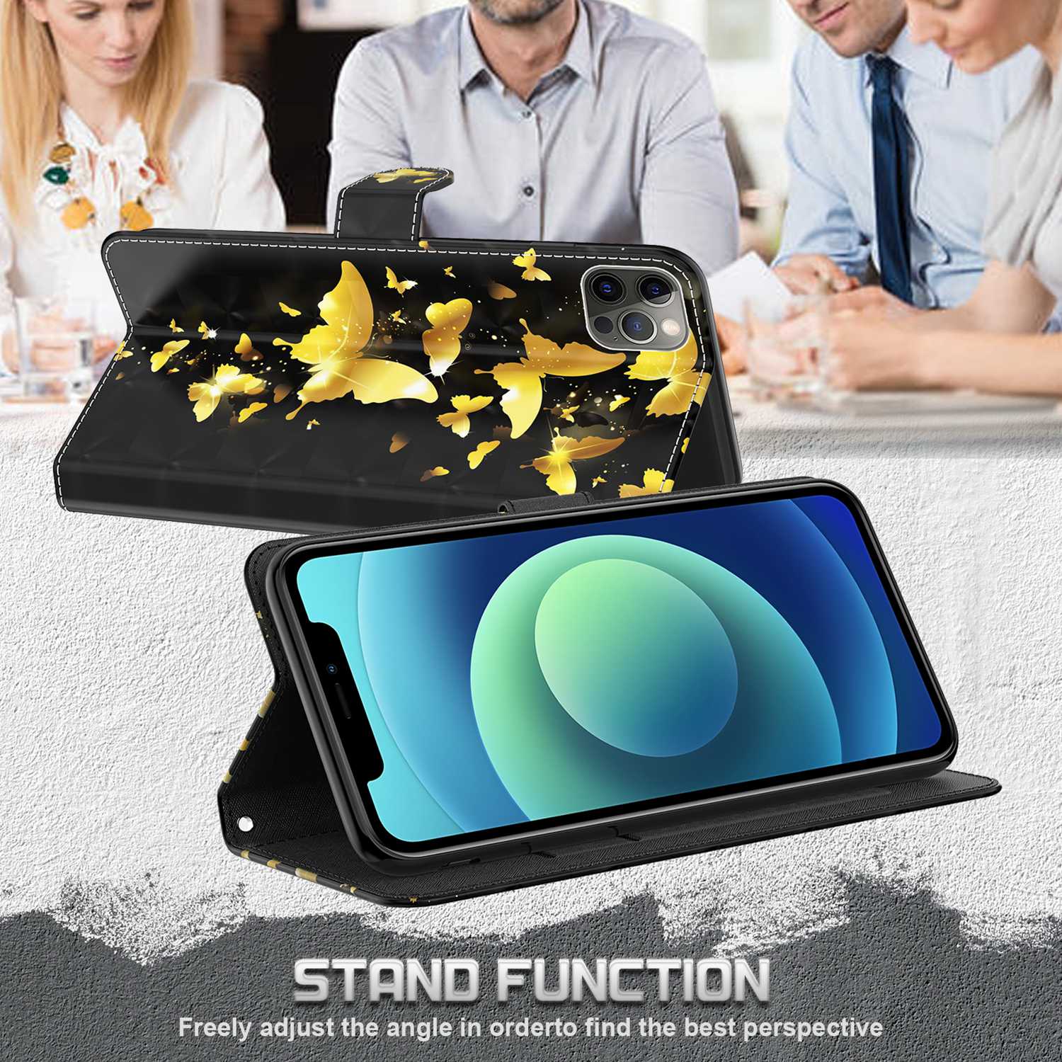 For iPhone 14 6.1 inch Shockproof PU Leather Phone Case Stand 3D Pattern Printed Magnet Closure Wallet Full Protection Phone Cover with Strap Wish Tree
For iPhone 14 6.1 inch Shockproof PU Leather Phone Case Stand 3D Pattern Printed Magnet Closure Wallet Full Protection Phone Cover with Strap Wish Tree
