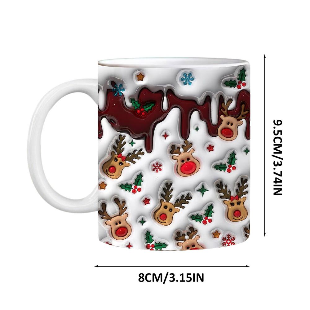 Santa Mug Colorful Ceramic Christmas Mug 3D Elk Cup Cute Holiday Mug Winter Mugs Dishwasher 350ml For Coffee Juice Hot Tea Milk 350ml
Santa Mug Colorful Ceramic Christmas Mug 3D Elk Cup Cute Holiday Mug Winter Mugs Dishwasher 350ml For Coffee Juice Hot Tea Milk 350ml