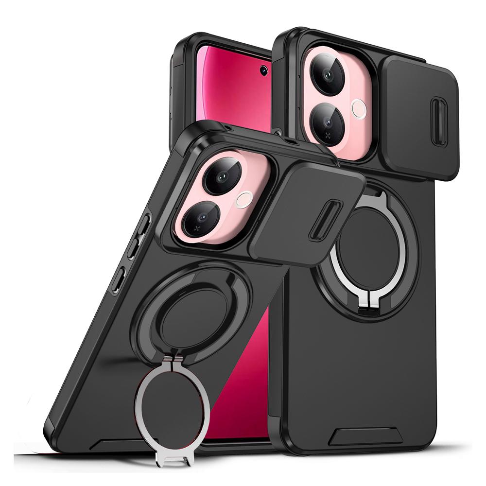 KEYSION 360° Чехол-подставка для телефона для IQOO Z10R 5G, сдвижная защита камеры, магнитная противоударная задняя крышка для VIVO V60 Lite 5G for VIVO V60 Lite чёрный
KEYSION 360° Чехол-подставка для телефона для IQOO Z10R 5G, сдвижная защита камеры, магнитная противоударная задняя крышка для VIVO V60 Lite 5G for VIVO V60 Lite чёрный