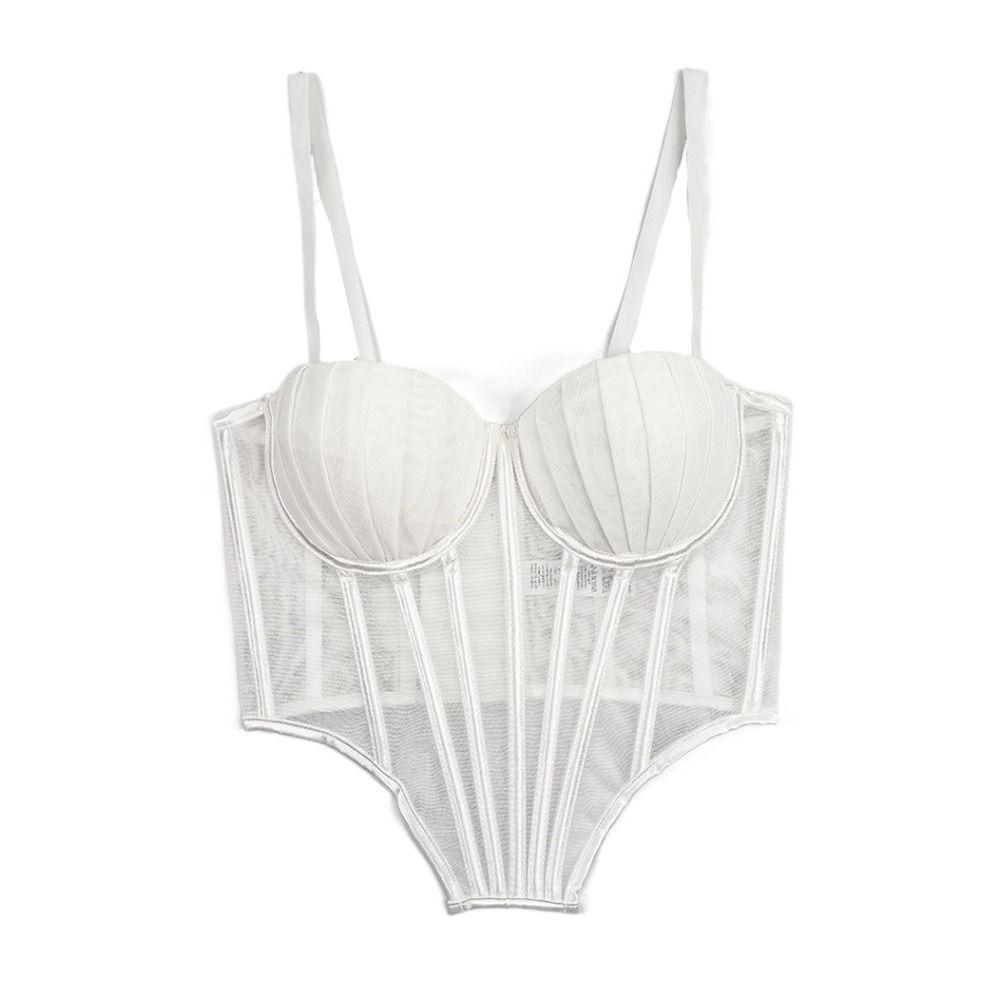 Transparent Mesh Corset Sleeveless Suspender Vest Elastic Sling Camisole Travel M
Transparent Mesh Corset Sleeveless Suspender Vest Elastic Sling Camisole Travel M