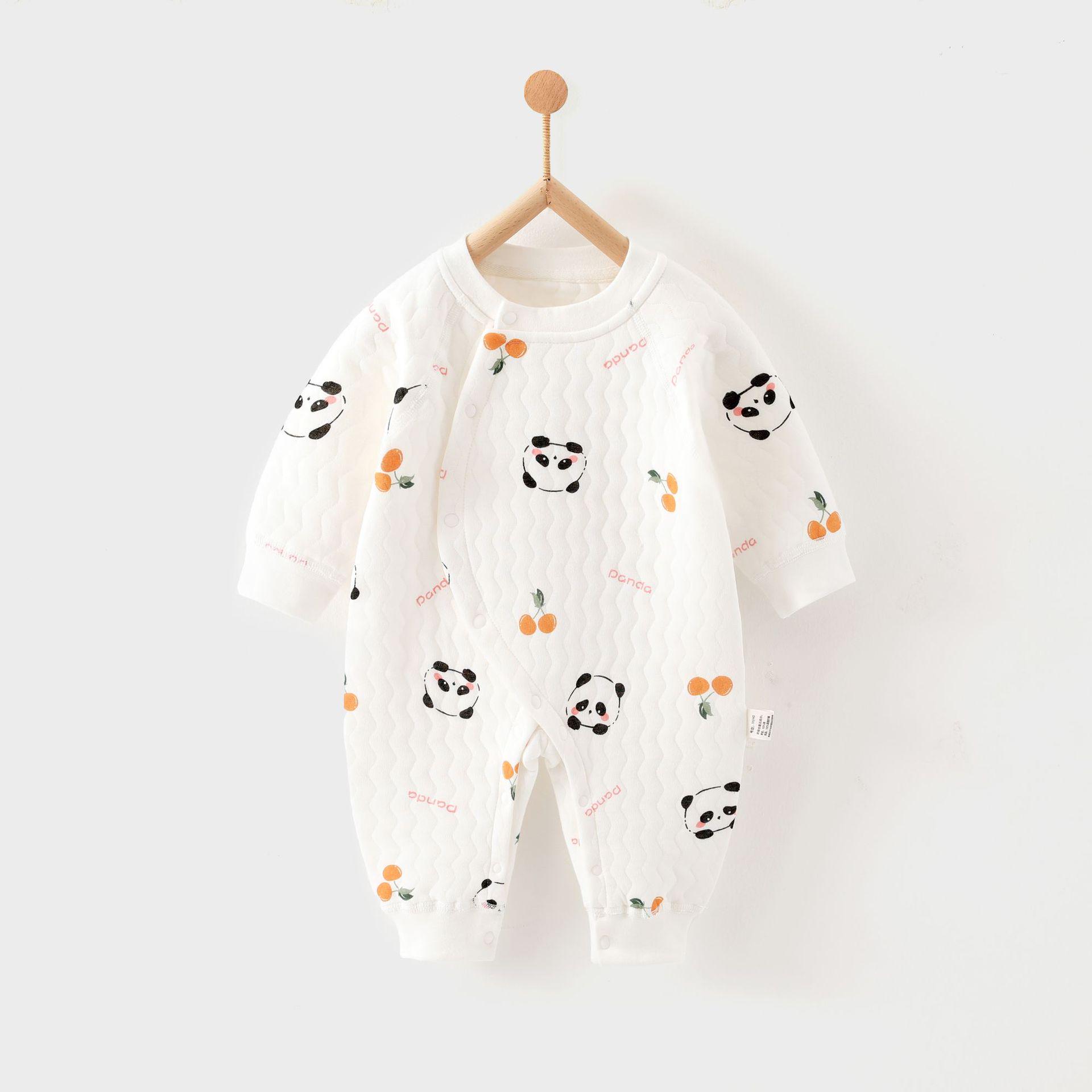 Теплый стеганый детский ромпер: Трехслойный хлопок, бесшовный дизайн для осени/зимы 90 cm
Теплый стеганый детский ромпер: Трехслойный хлопок, бесшовный дизайн для осени/зимы 90 cm