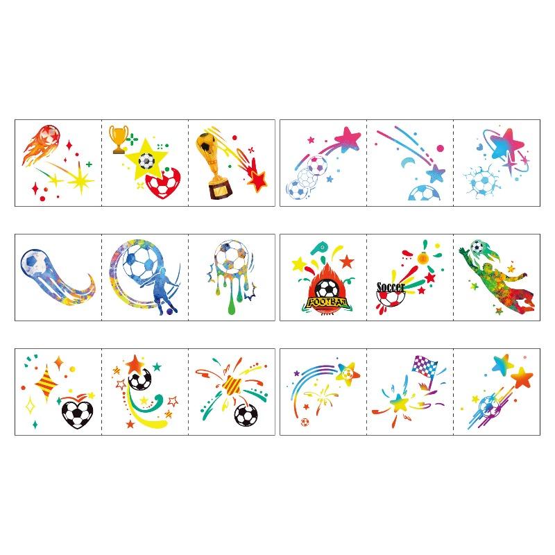 World Cup Football Face Stickers, Children s Football Tattoo Stickers, Football Party Fan Temporary Face Stickers Rectangle B 6pcs
World Cup Football Face Stickers, Children s Football Tattoo Stickers, Football Party Fan Temporary Face Stickers Rectangle B 6pcs
