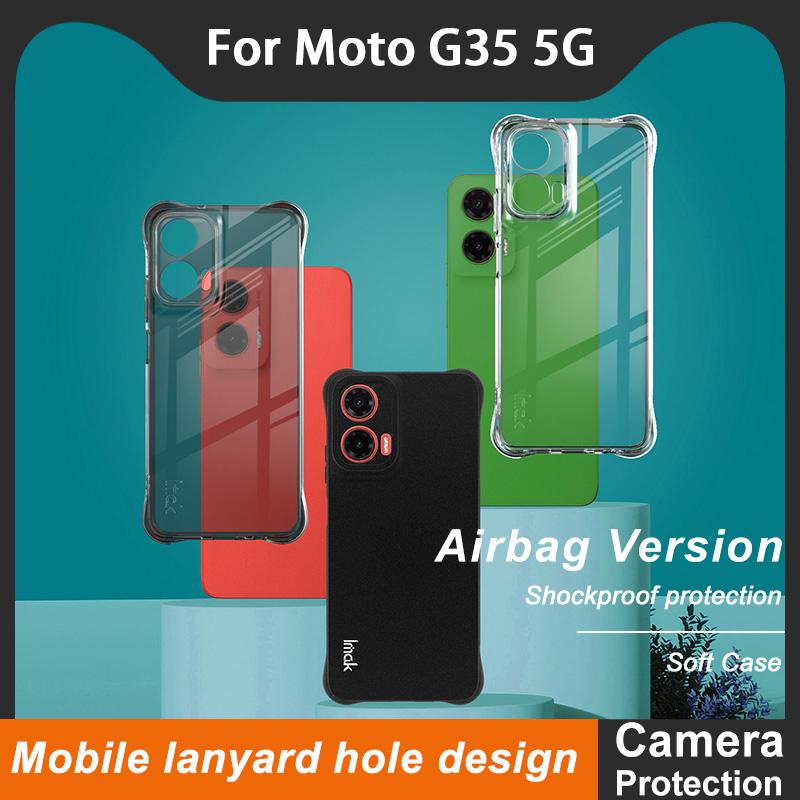 Чохол для телефону Moto G35 5G Ударостійкий м’який чохол IMAK Moto G35 5G прозорий колір чорний
Чохол для телефону Moto G35 5G Ударостійкий м’який чохол IMAK Moto G35 5G прозорий колір чорний