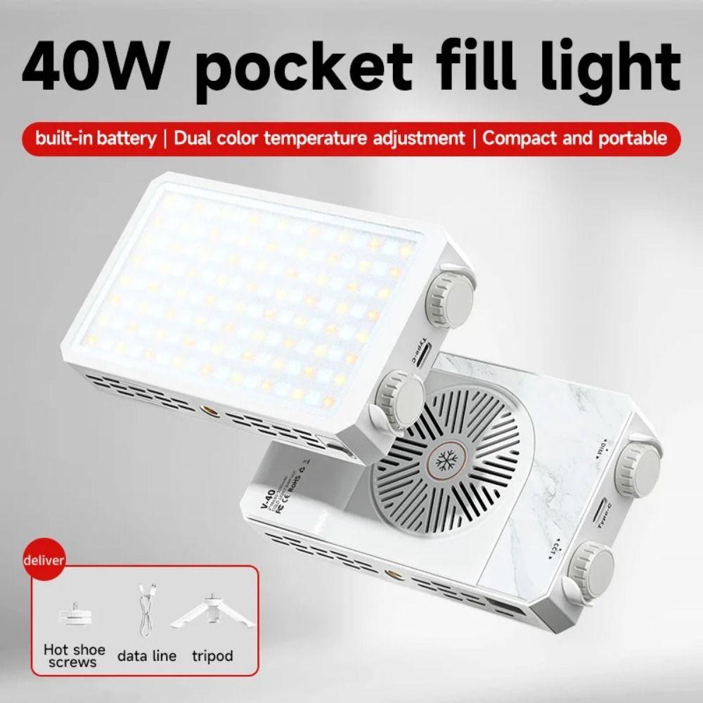 2800-9000K Mini LED Video Lamp 40W Portable Camera Fill Lamp Pocket Photography Light Photo Studio білий
2800-9000K Mini LED Video Lamp 40W Portable Camera Fill Lamp Pocket Photography Light Photo Studio білий