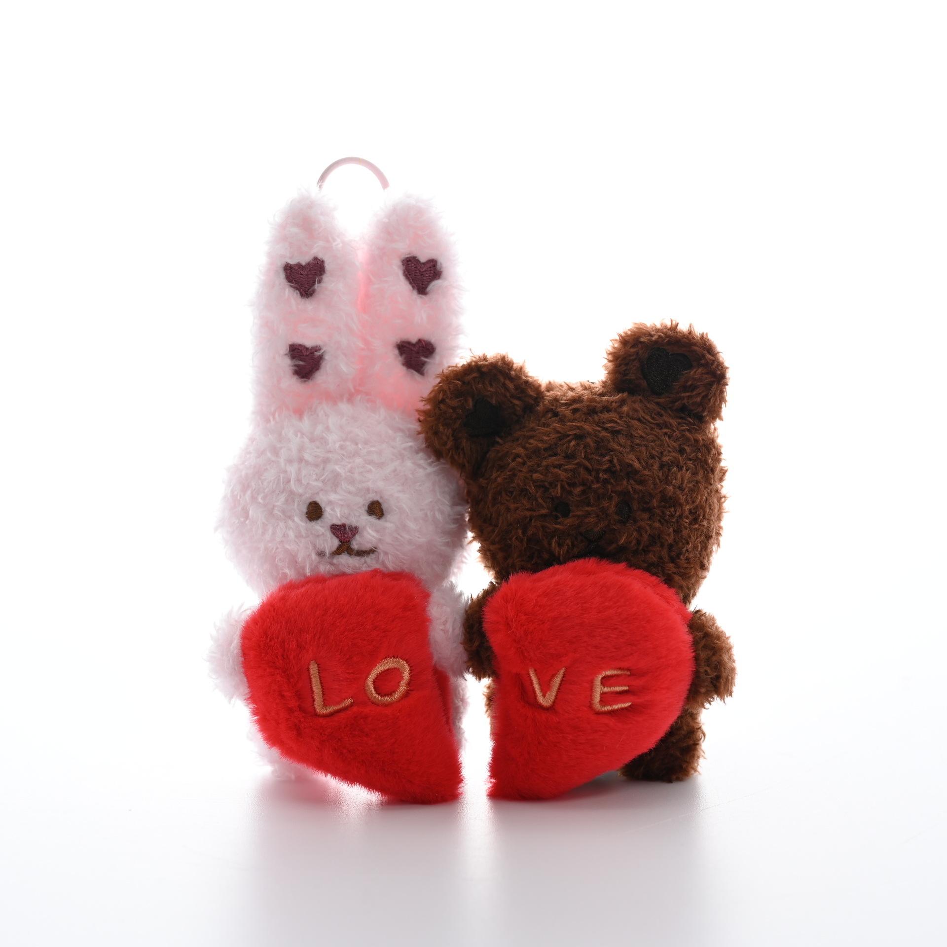 1 Pair Scented Couple Animal Plush Doll Toy Pendant Keychain Cartoon Bear Rabbit Backpack Decor Pendant Keychain Couple Gift
1 Pair Scented Couple Animal Plush Doll Toy Pendant Keychain Cartoon Bear Rabbit Backpack Decor Pendant Keychain Couple Gift