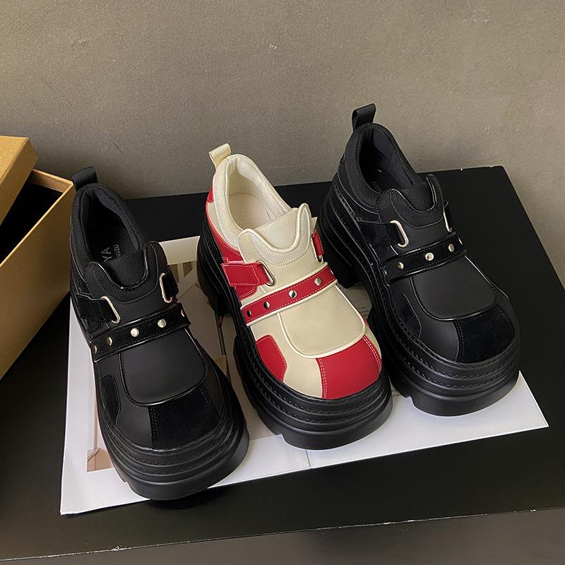 Guyun Shu Color matching platform shoes women s 2025 new spring niche design sense muffin small leather shoes heightening single shoes 34 чёрный
Guyun Shu Color matching platform shoes women s 2025 new spring niche design sense muffin small leather shoes heightening single shoes 34 чёрный