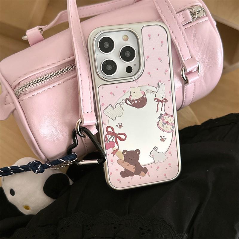 Floral Pink Bear & Rabbit iPhone 17 Pro Max Case for Women 11
Floral Pink Bear & Rabbit iPhone 17 Pro Max Case for Women 11