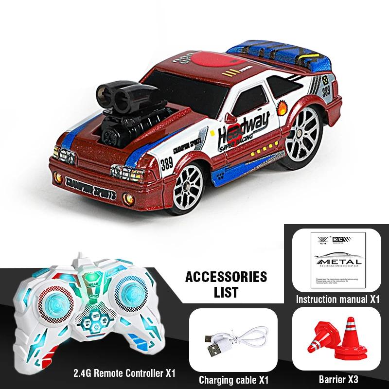 1/64 Mini Remote Control Cars Alloy Drift Rc Car Racing Vehicle Toys 2.4G 4WD Desktop Sports Cars Toys Boys Child Children Gifts красный
1/64 Mini Remote Control Cars Alloy Drift Rc Car Racing Vehicle Toys 2.4G 4WD Desktop Sports Cars Toys Boys Child Children Gifts красный
