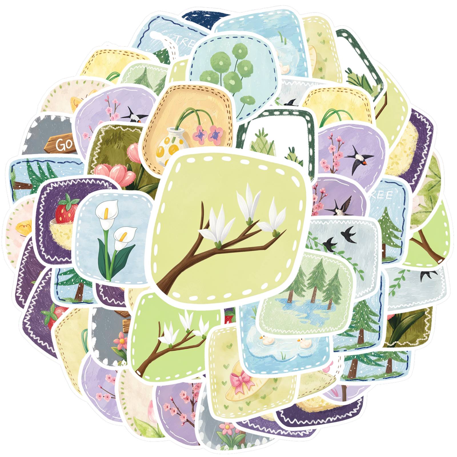 35pcs-50pcs Colorful Nature Stickers Cute Trees Spring Stickers DIY Stickers For Suitcase Fridge Phone Luggage Laptop Guitar
35pcs-50pcs Colorful Nature Stickers Cute Trees Spring Stickers DIY Stickers For Suitcase Fridge Phone Luggage Laptop Guitar