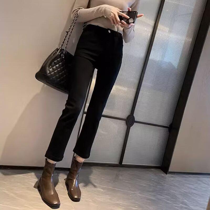 2024 Spring/Autumn Black Slimming Straight-Leg Jeans for Women - Petite, Loose, Casual, Versatile, Nine-Point Length 25 чёрный
2024 Spring/Autumn Black Slimming Straight-Leg Jeans for Women - Petite, Loose, Casual, Versatile, Nine-Point Length 25 чёрный