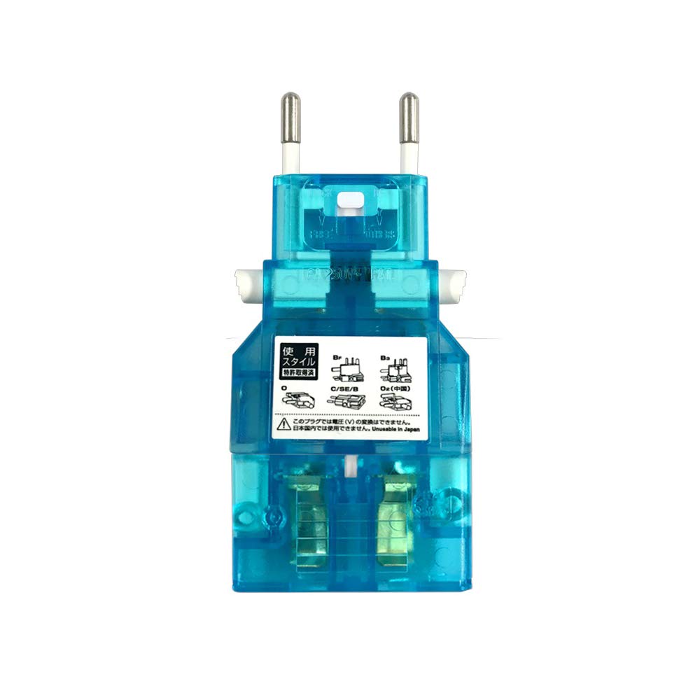 Kashimura Overseas Conversion Worldwide Sasuke Locking Power B3 O2 CB Plug, Compatible, 4, Blue, Function, Plug, B/C/O/SE/BF / / / (Brazil) NTI-599 синій
Kashimura Overseas Conversion Worldwide Sasuke Locking Power B3 O2 CB Plug, Compatible, 4, Blue, Function, Plug, B/C/O/SE/BF / / / (Brazil) NTI-599 синій