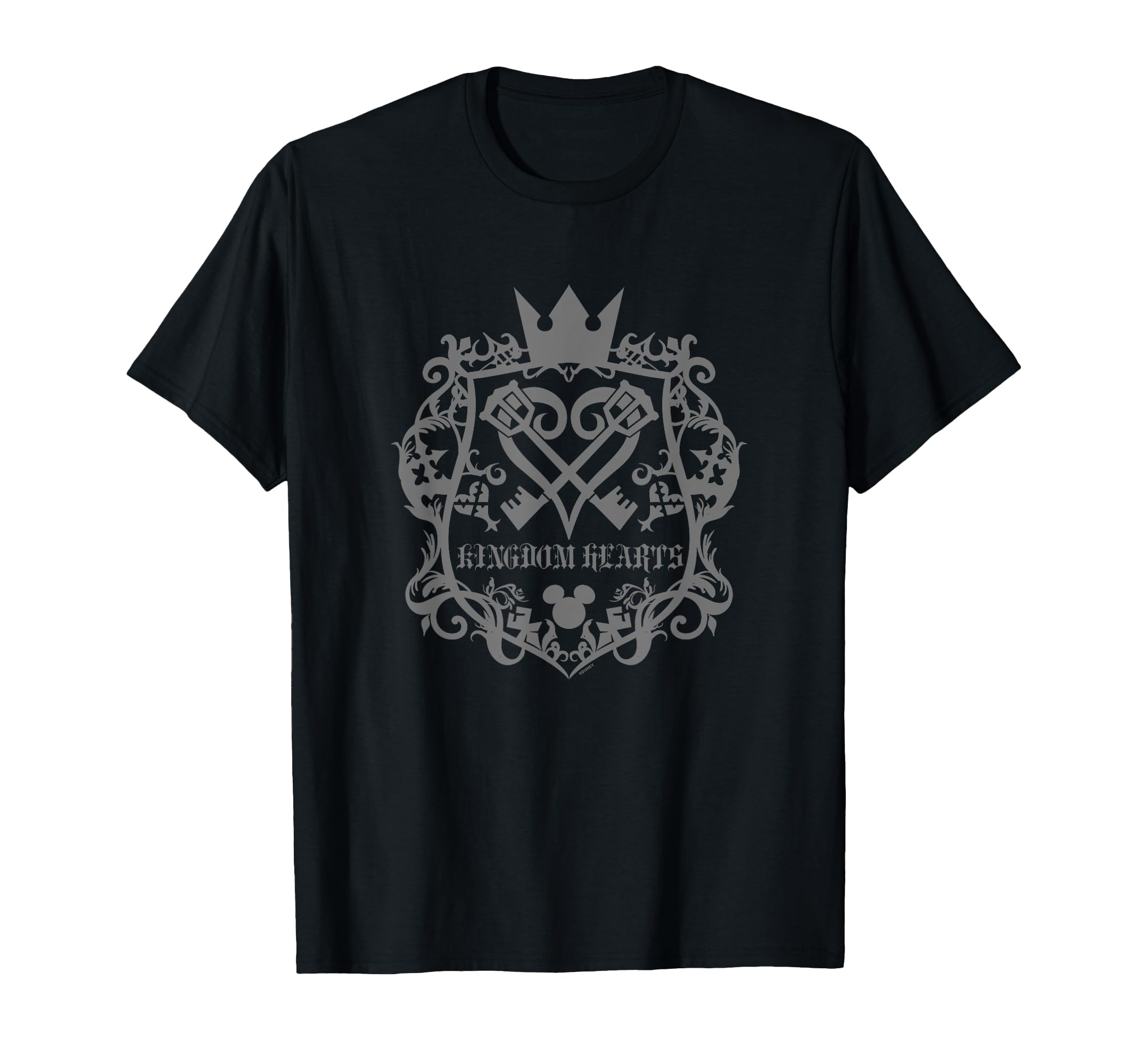Disney Kingdom Hearts Cross Key & Crown Title Logo T-Shirt
Disney Kingdom Hearts Cross Key & Crown Title Logo T-Shirt