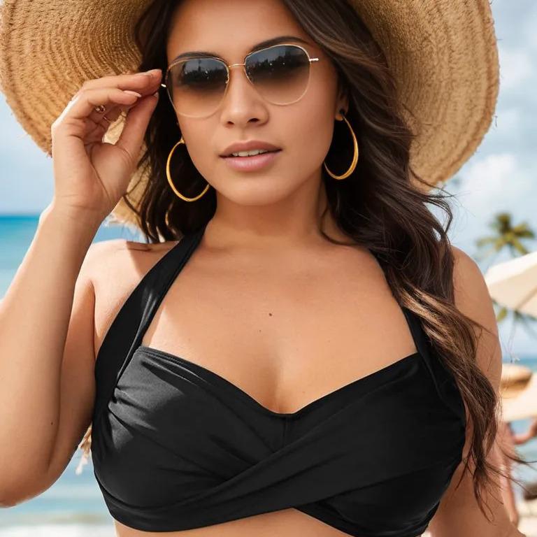 2024 European & American Plus Size Women s Sexy Black Slimming Gathered Bikini Top 5XL
2024 European & American Plus Size Women s Sexy Black Slimming Gathered Bikini Top 5XL