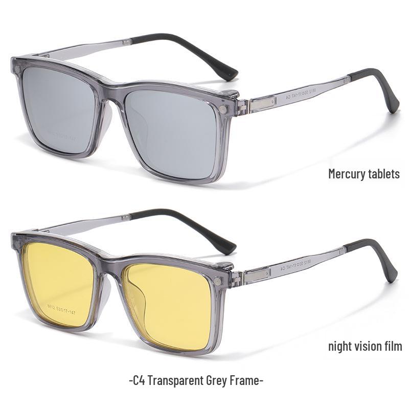 Men s Myopia Clip-On Sunglasses: 3-in-1 Magnetic, Polarized, Night Vision
Men s Myopia Clip-On Sunglasses: 3-in-1 Magnetic, Polarized, Night Vision