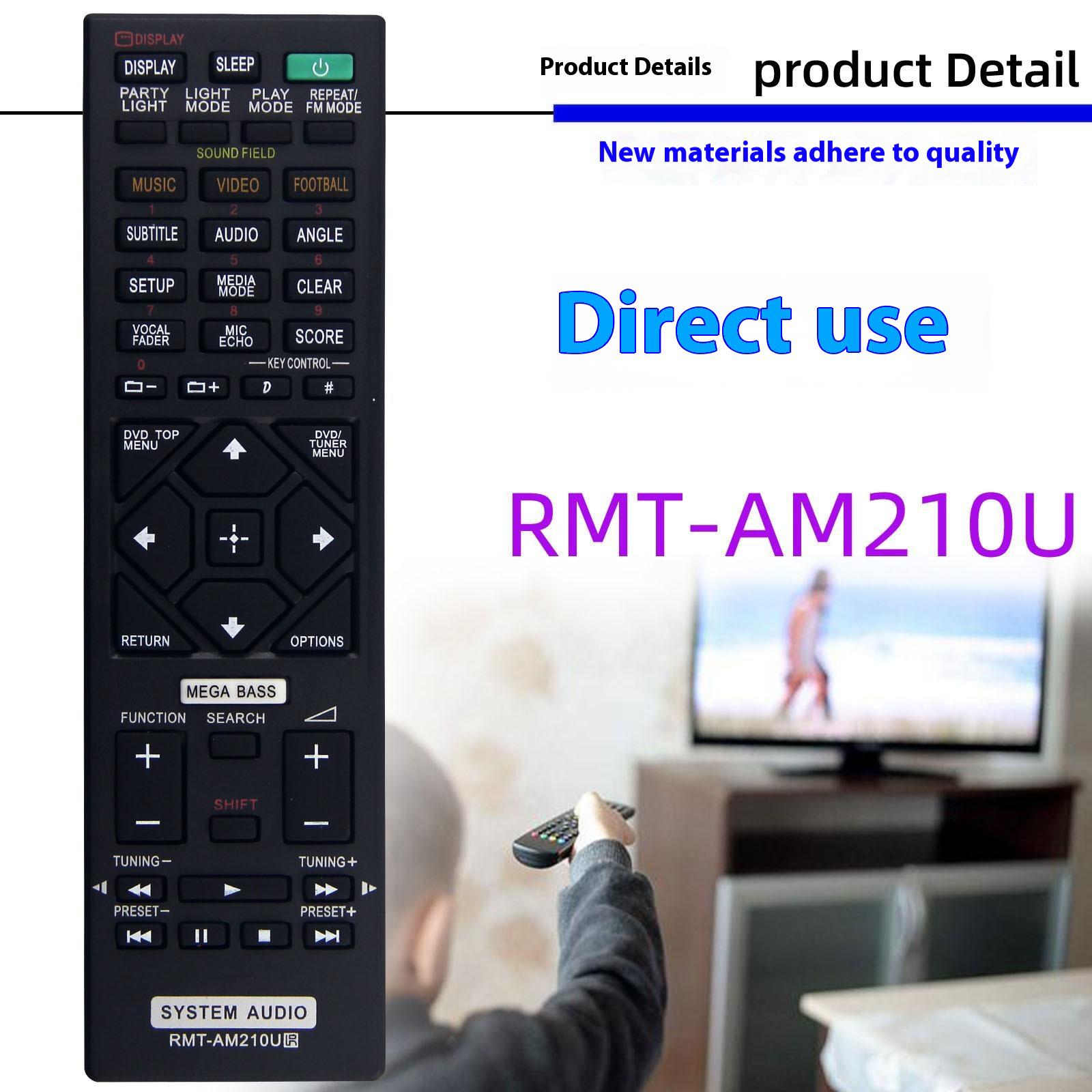 RMT-AM210U For Sony Home Audio System Infrared Remote Control Replacement Handheld Controller A
RMT-AM210U For Sony Home Audio System Infrared Remote Control Replacement Handheld Controller A