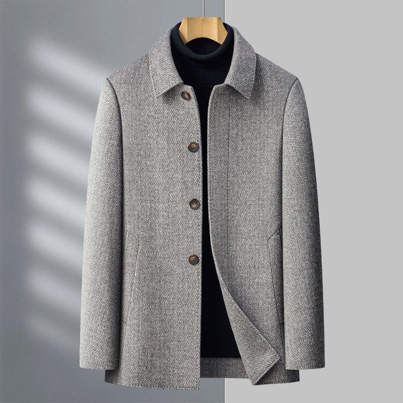 Зимнее мужское двустороннее твидовое пальто, съемная внутренняя подкладка, двусторонний твид, деловой кэжуал, лацкан, мужская куртка 4XL
Зимнее мужское двустороннее твидовое пальто, съемная внутренняя подкладка, двусторонний твид, деловой кэжуал, лацкан, мужская куртка 4XL