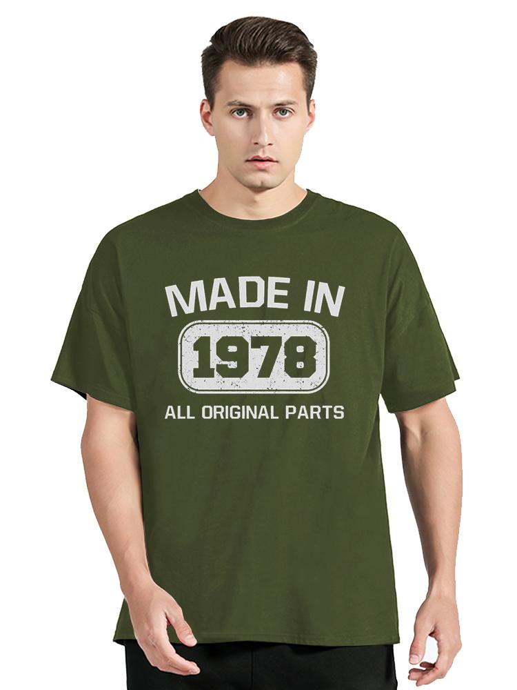 Сделано в 1978 году Все оригинальные детали Подарки на день рождения Футболка Подарок на день рождения Новая мода Крутая повседневная футболка Мужская футболка Одежда Топы оверсайз 4XL
Сделано в 1978 году Все оригинальные детали Подарки на день рождения Футболка Подарок на день рождения Новая мода Крутая повседневная футболка Мужская футболка Одежда Топы оверсайз 4XL