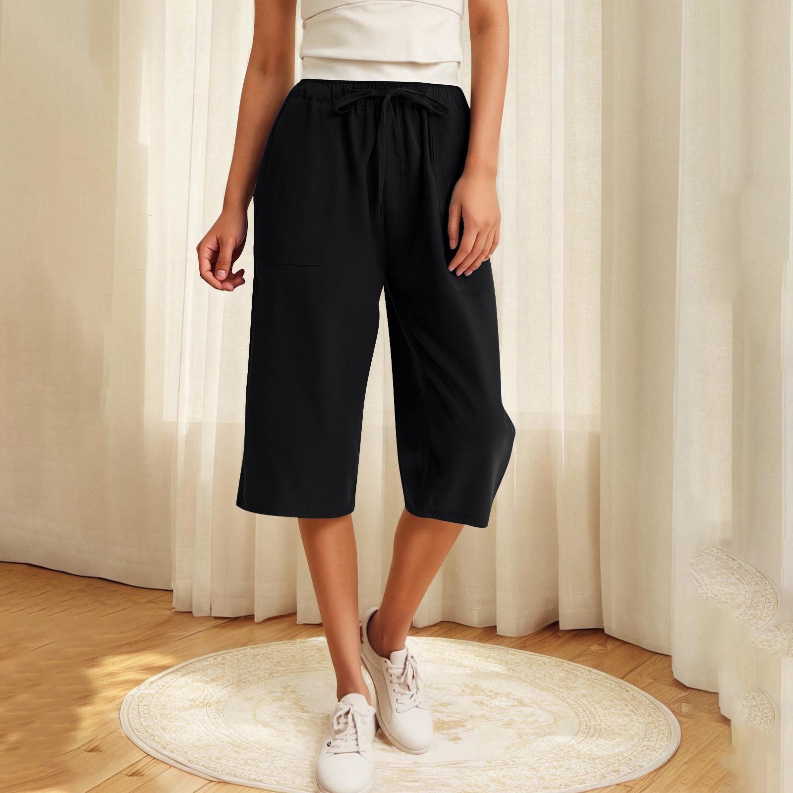 Женские свободные повседневные шорты с высокой талией и бантом, эластичные клетчатые шорты повседневные шорты XXL чёрный
Женские свободные повседневные шорты с высокой талией и бантом, эластичные клетчатые шорты повседневные шорты XXL чёрный