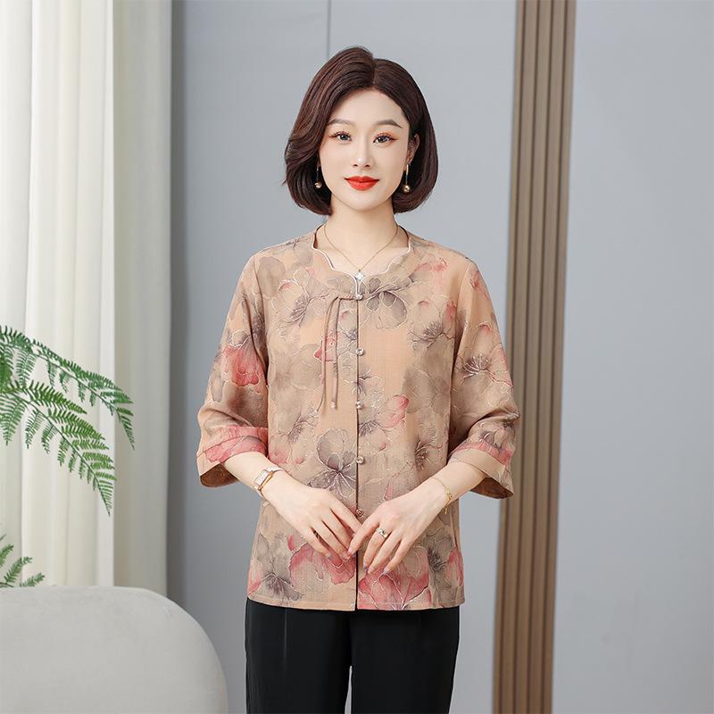 2026 Chinese Style Summer Top for Middle-Aged & Elderly Women 4XL (Recommended 135-150 lbs) рожевий
2026 Chinese Style Summer Top for Middle-Aged & Elderly Women 4XL (Recommended 135-150 lbs) рожевий