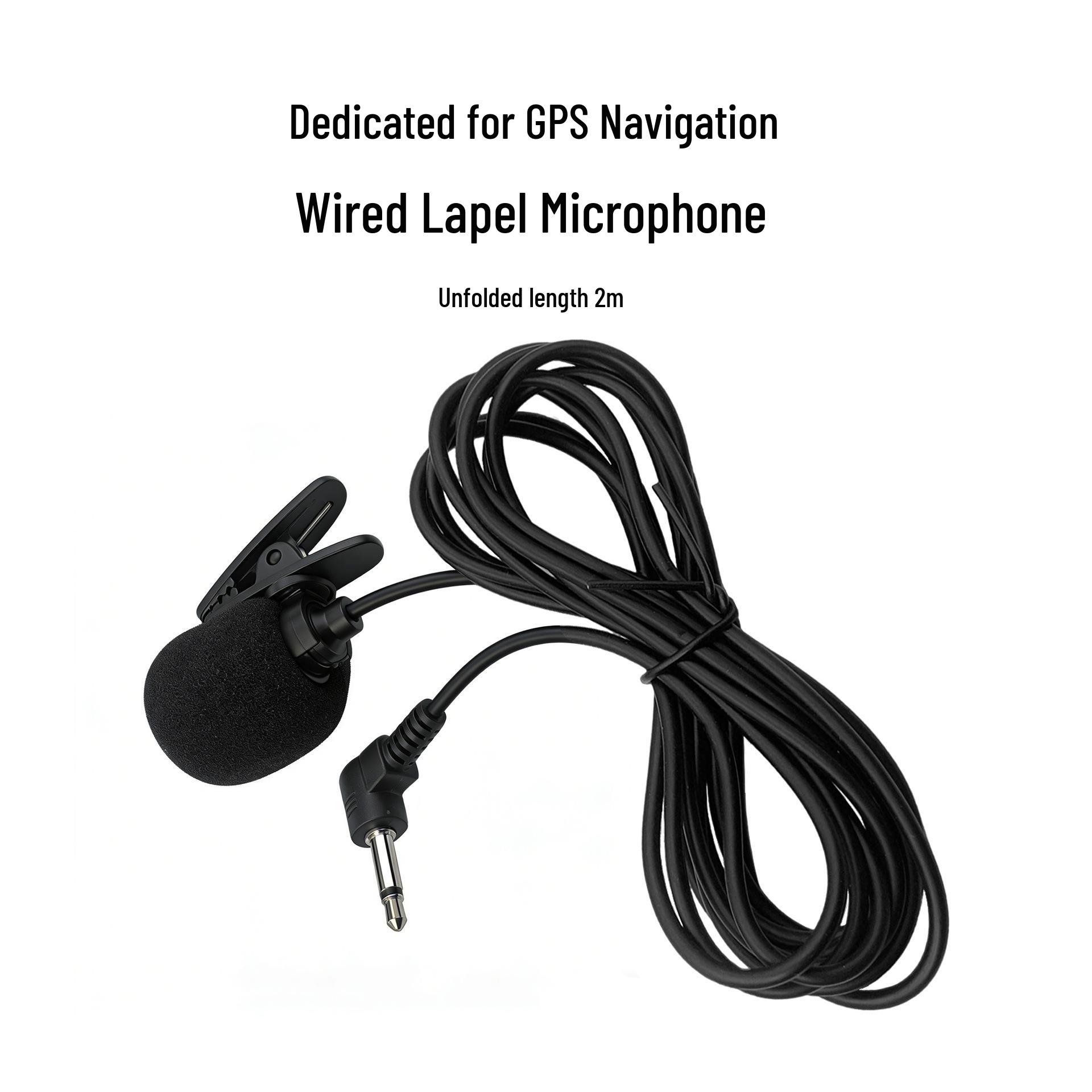 2m Wired Lapel Mic for GPS, Mini Amp, Musical Instruments & Erhu Black 2-meter Wired Lapel Mic (Car GPS)
2m Wired Lapel Mic for GPS, Mini Amp, Musical Instruments & Erhu Black 2-meter Wired Lapel Mic (Car GPS)