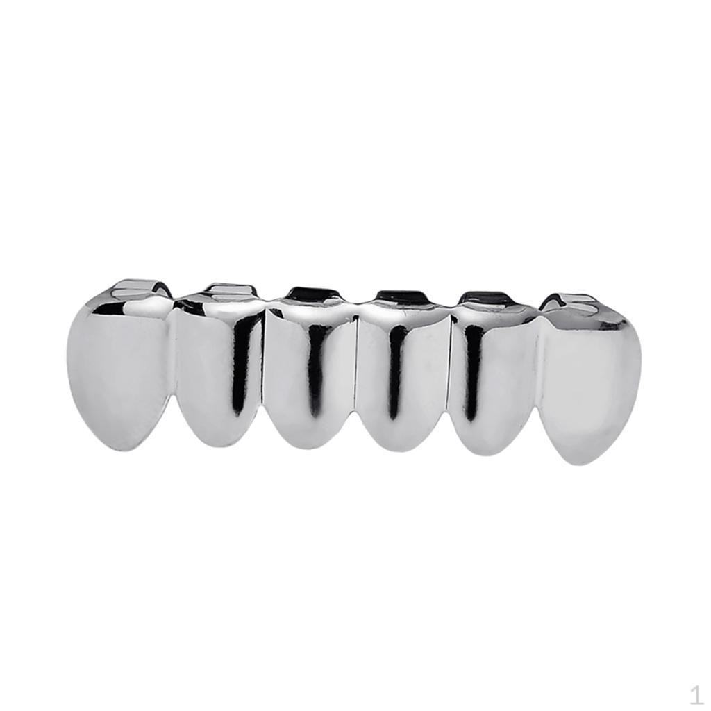 Mouth Caps Custom - 6 Top / Bottom for Halloween Decoration Silver Bottom
Mouth Caps Custom - 6 Top / Bottom for Halloween Decoration Silver Bottom