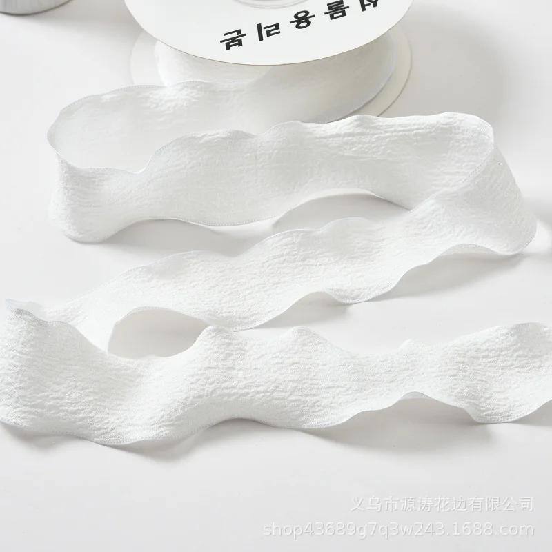 1PC 10 Yards Fishtail Yarn Ribbons 2.5cm Wave Edge Pleated Gifts Packaging Material Gift Wrapping Bouquets Chiffon Ribbon 2.5cmx9m
1PC 10 Yards Fishtail Yarn Ribbons 2.5cm Wave Edge Pleated Gifts Packaging Material Gift Wrapping Bouquets Chiffon Ribbon 2.5cmx9m